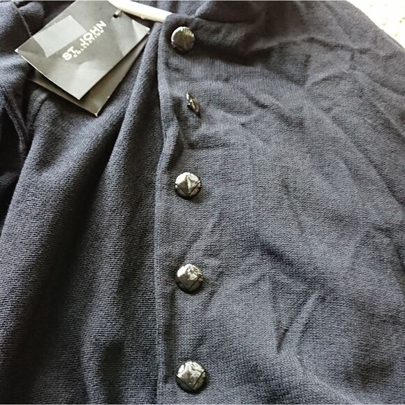 St. John wool Belted cape coat - Picture 10 of 11